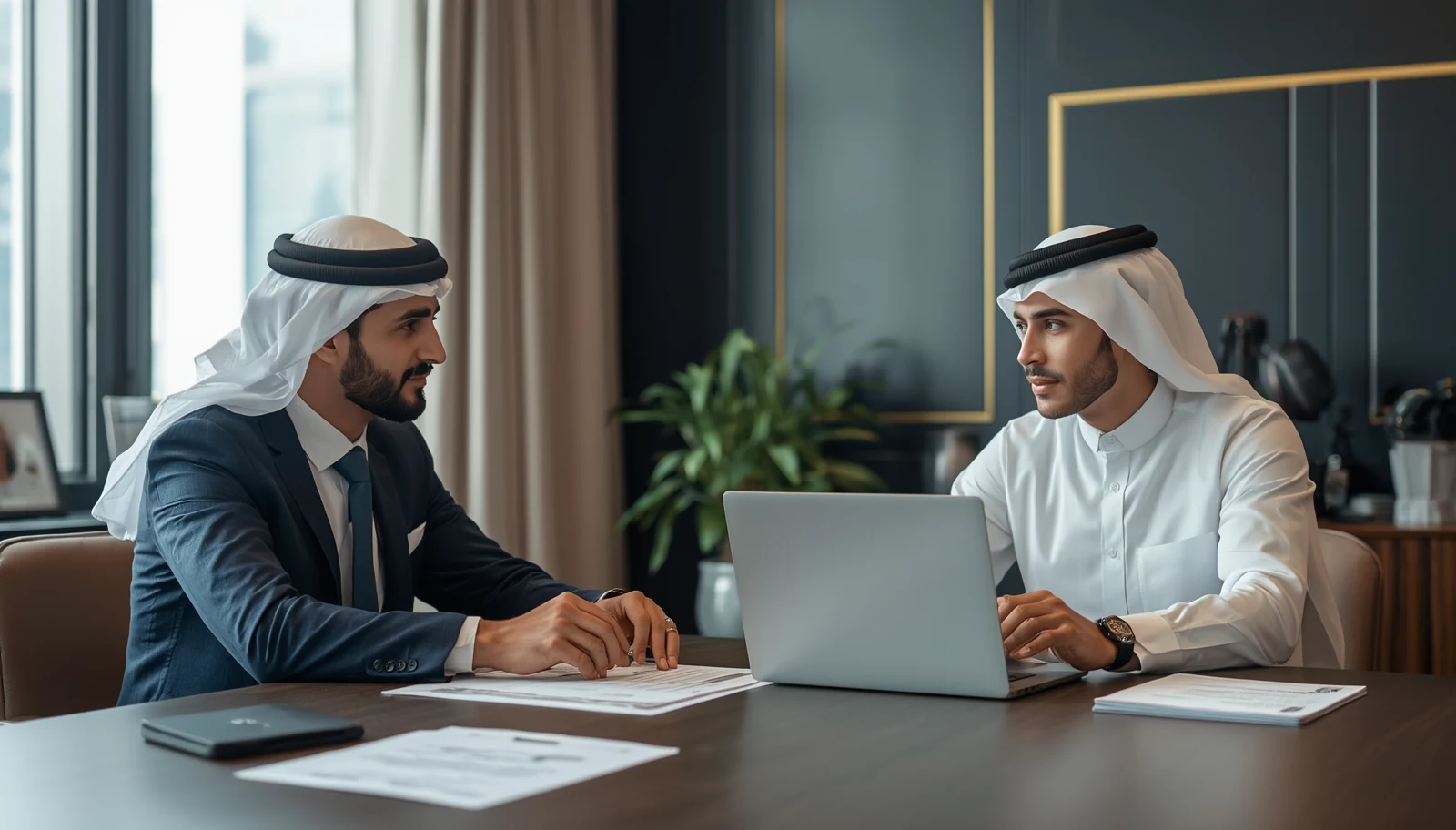 A professional consultation, from the INJAZ J company profile.